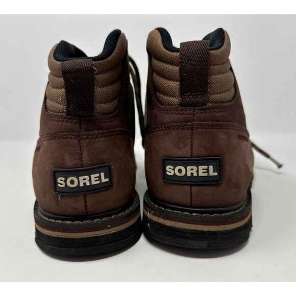 Mens SOREL Madson Sport Hiker Black Waterproof Non-Shell Boots Size 11 Brown - Picture 6 of 12